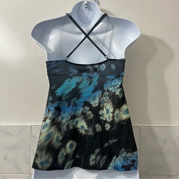 Urban Outfitters M Tie Dye Floral Halter Y2K Babydoll Fairy Grunge Tank Cami Top - Picture 10 of 10